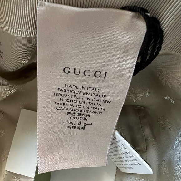 Gucci Double GG Denim Hat Size M NWT - Picture 4 of 5